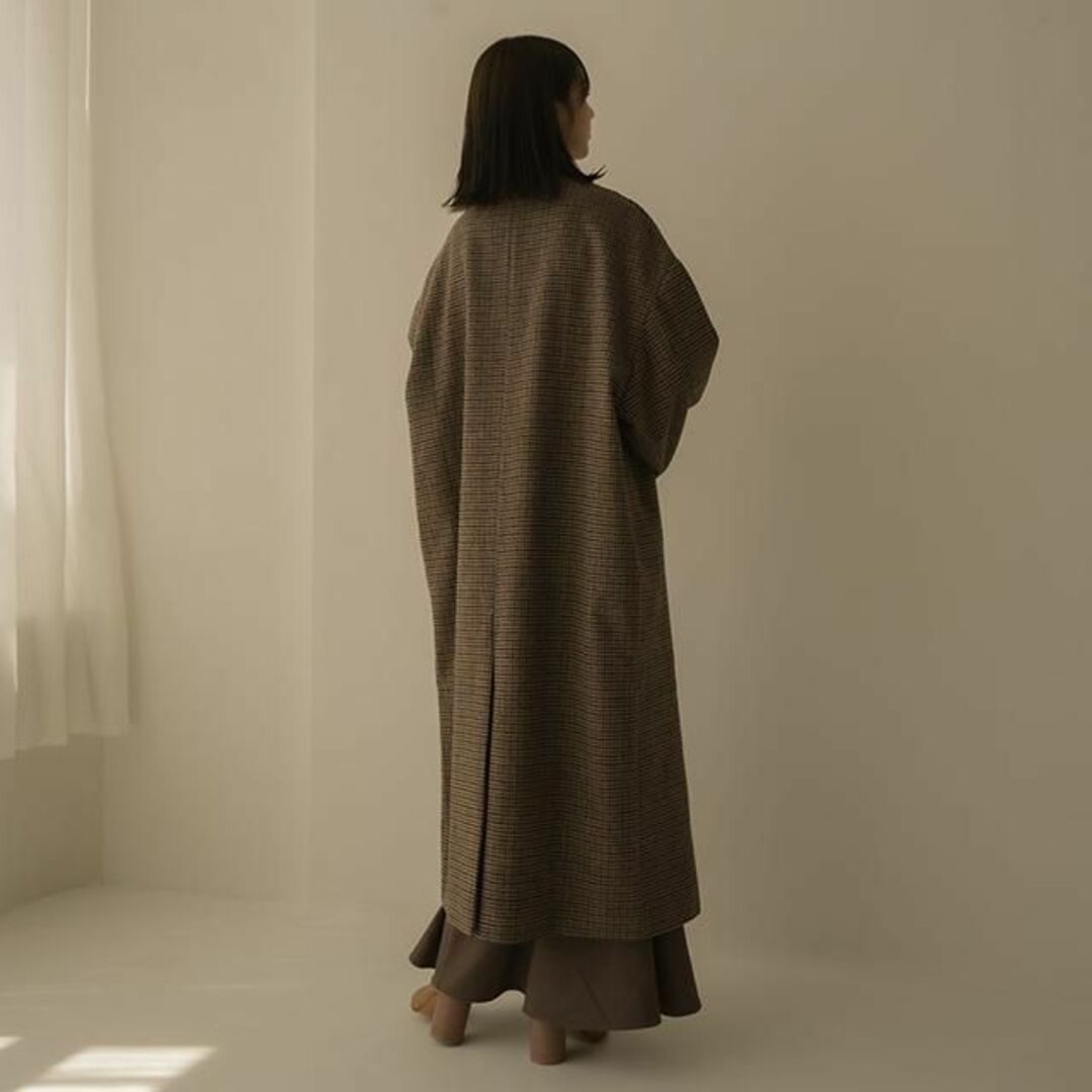 即日発送 新品 Eaphi no collar wool check coatの通販 by ほぼ全品