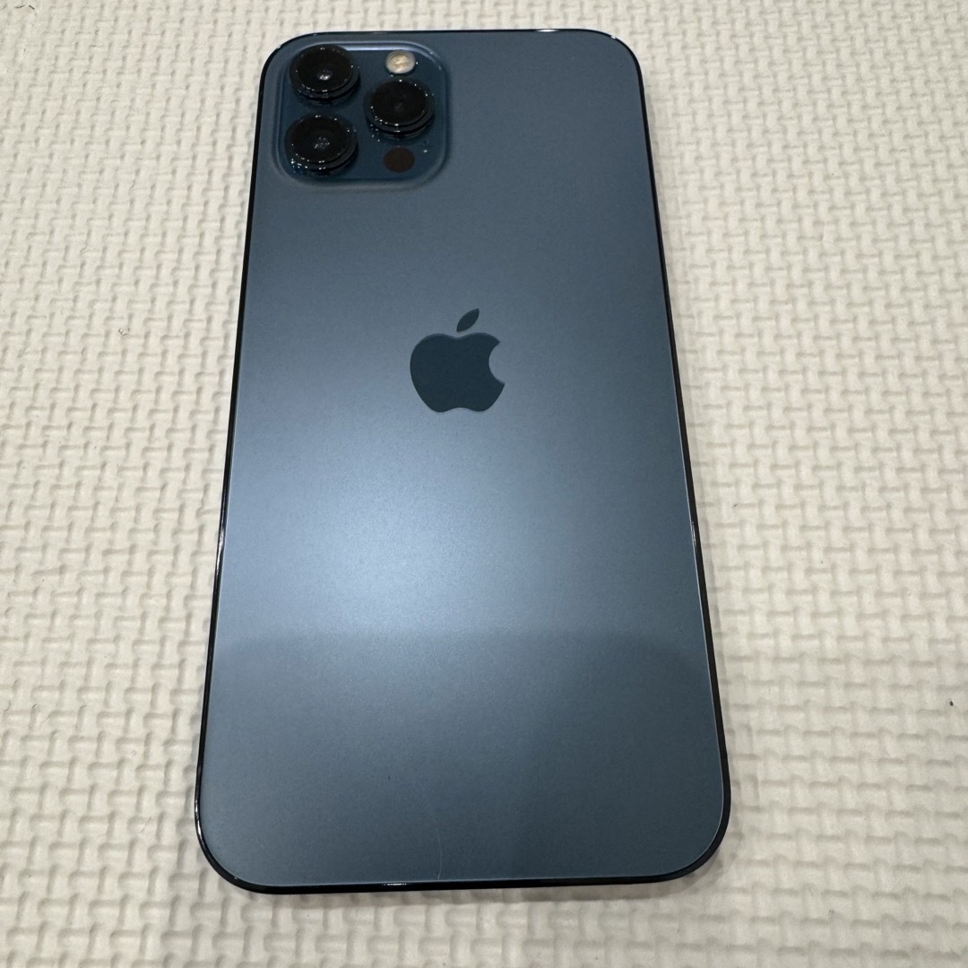 美品】iPhone12 Pro Max パシフィックブルー 128GB 美品】iPhone12 Pro Max パシフィックブルー 128GB