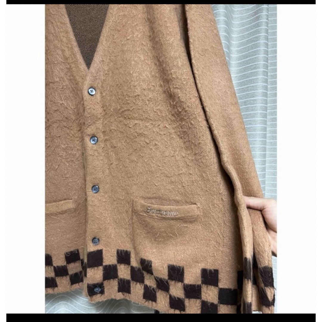 Supreme(シュプリーム)のSupreme Checkerboard Cardigan XL メンズのトップス(カーディガン)の商品写真