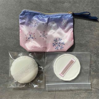 マキアージュ(MAQuillAGE)のスノービューティー　パフ　ポーチセット　新品未使用美品(パフ・スポンジ)