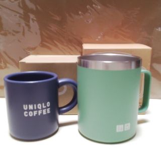 ユニクロ(UNIQLO)のユニクロUNIQLO　マグカップ　2個(グラス/カップ)