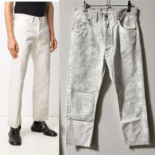 マルタンマルジェラ(Maison Martin Margiela)のMaison Margiela 20AW マーブルウォッシュデニム　マルジェラ(デニム/ジーンズ)