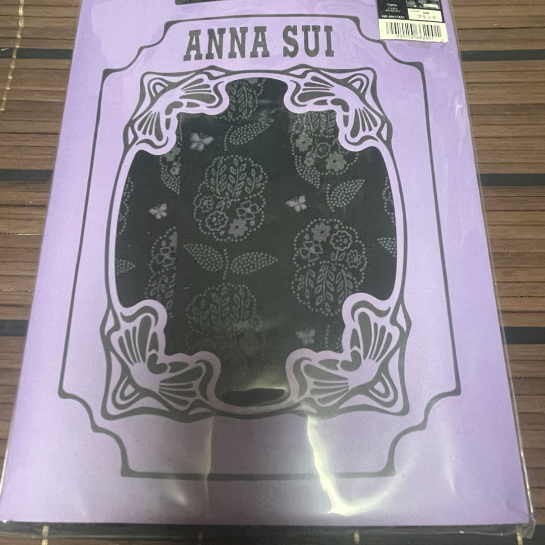 ANNA SUI(アナスイ)の⑱アナスイ ANNA SUI  フラワー柄（80デニール相当）タイツ　M～L レディースのレッグウェア(タイツ/ストッキング)の商品写真