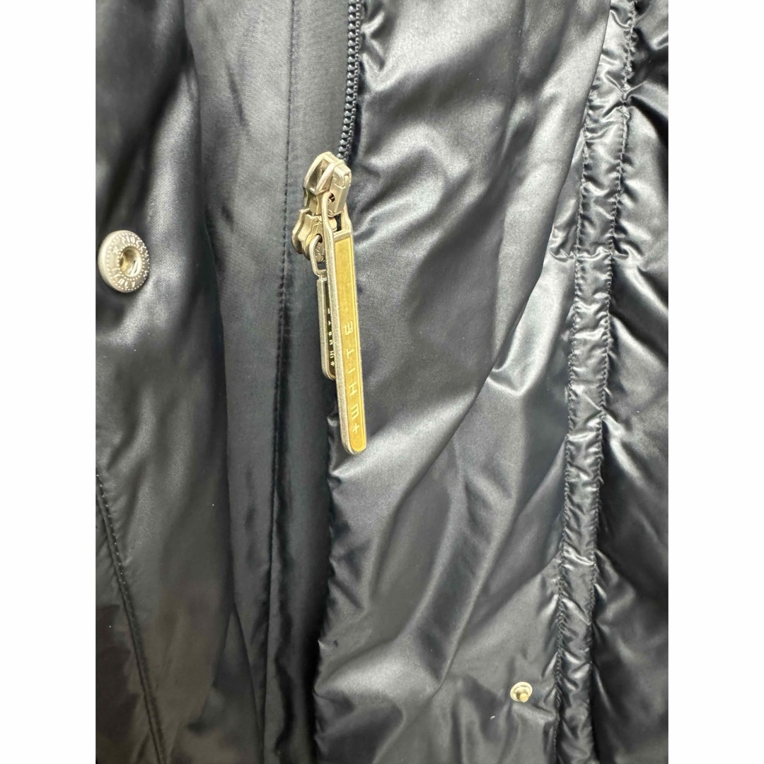 CBY+WHITE  チバイホワイト　42 XL 黒 高級ホワイトグースダウン レディースのジャケット/アウター(ダウンコート)の商品写真