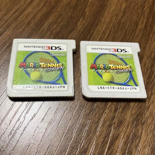 ニンテンドー3DS(ニンテンドー3DS)のマリオテニス3DS 2枚(携帯用ゲームソフト)