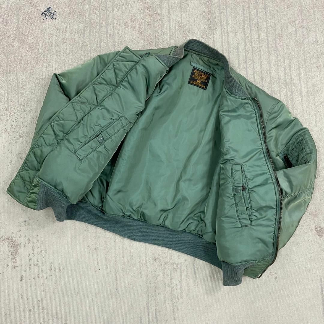 送料込み/直送 希少 80s 90s ALPHA INDUSTRIES MA-1 USA製 | skien