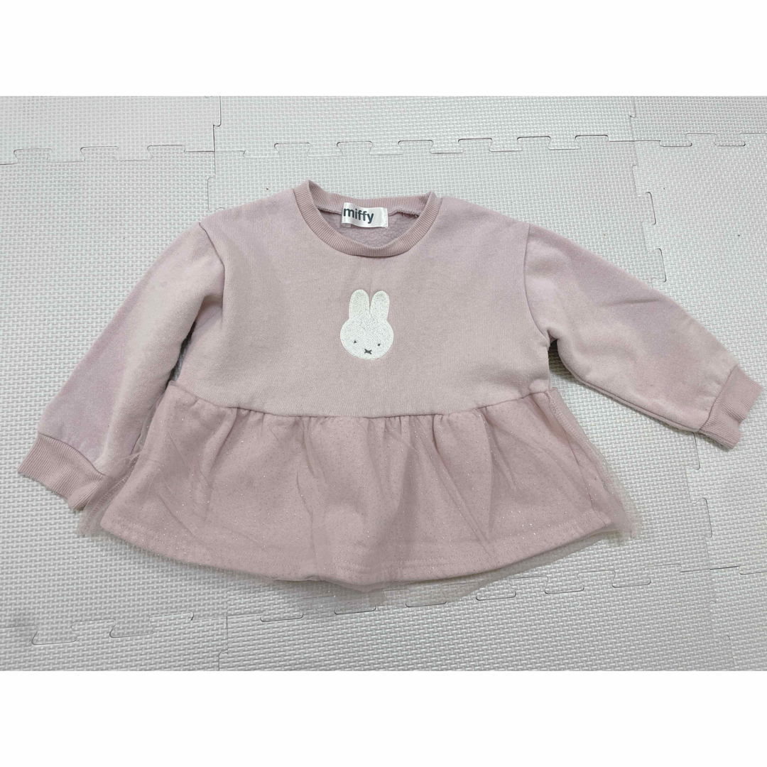 しまむら(シマムラ)のミッフィー　トレーナー　100 キッズ/ベビー/マタニティのキッズ服女の子用(90cm~)(Tシャツ/カットソー)の商品写真