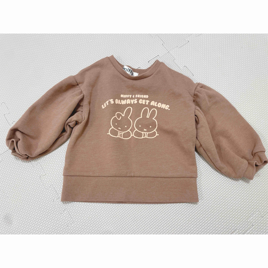 しまむら(シマムラ)のミッフィー　トレーナー　100 キッズ/ベビー/マタニティのキッズ服女の子用(90cm~)(Tシャツ/カットソー)の商品写真