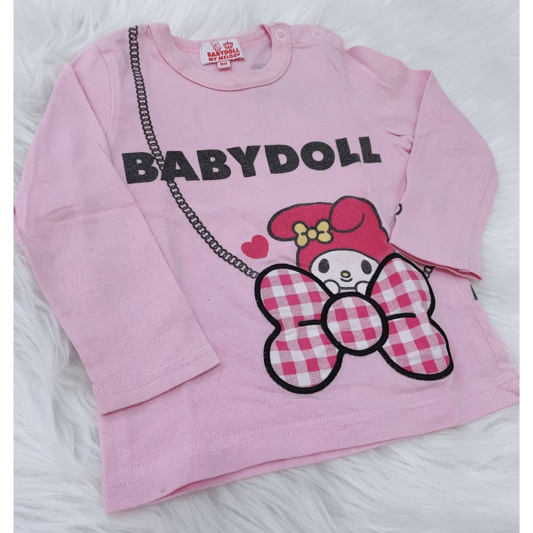 BABYDOLL(ベビードール)の3枚セット　まとめ売り　長袖　Babydoll キッズ/ベビー/マタニティのキッズ服女の子用(90cm~)(Tシャツ/カットソー)の商品写真