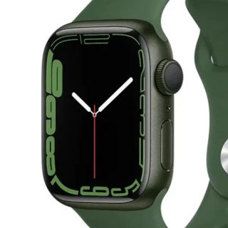 アップルウォッチ(Apple Watch)の超美品⭐️Apple Watch 7 41mm GPS グリーンアルミニウム(腕時計(デジタル))