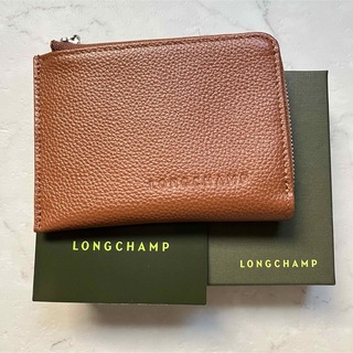 LONGCHAMP - 【新品】ロンシャン カードケース 30001 レザー ロゴ 