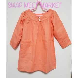 スワップミートマーケット(SWAP MEET MARKET)の【100】スワップミートマーケット　長袖　ブラウス　ワンピース　ドッ(ワンピース)