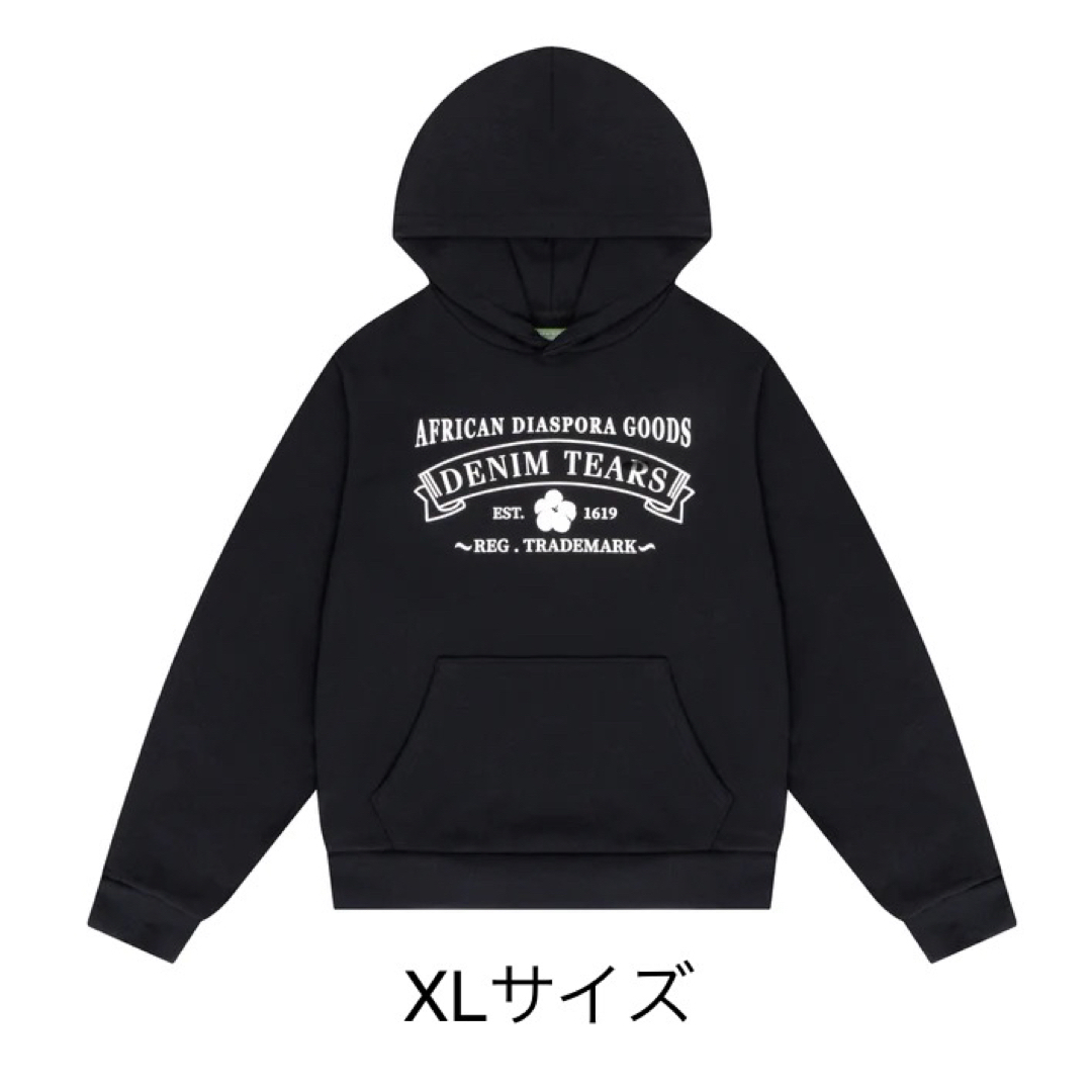 公式正規販売店 DENIM TEARS Men´s ADG Hoodie Black パーカー | skien