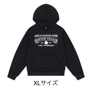 DENIM TEARS Men's ADG Hoodie Black パーカー(パーカー)