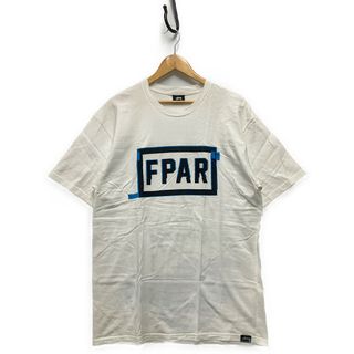 ステューシー(STUSSY)のSTUSSY ステューシー × FPAR 40％ 半袖Ｔシャツ 白 サイズL 正規品 / B4691(Tシャツ/カットソー(半袖/袖なし))