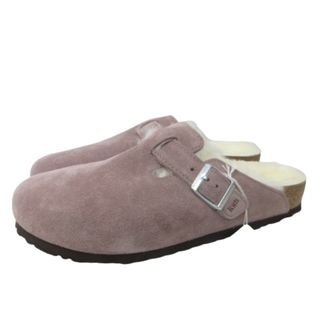 ビルケンシュトック(BIRKENSTOCK)のビルケンシュトック×キス タグ付 21SS ボア スリッポン サンダル 28(スリッポン/モカシン)