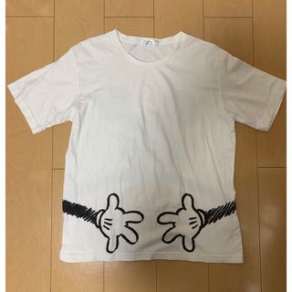 ベルメゾン(ベルメゾン)のミッキーマウス　Tシャツ　ベルメゾン　ディズニー　つながるシリーズ　ＬＬ(Tシャツ(半袖/袖なし))