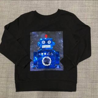 エイチアンドエム(H&M)のロボットスパンコールトレーナ　110(Tシャツ/カットソー)