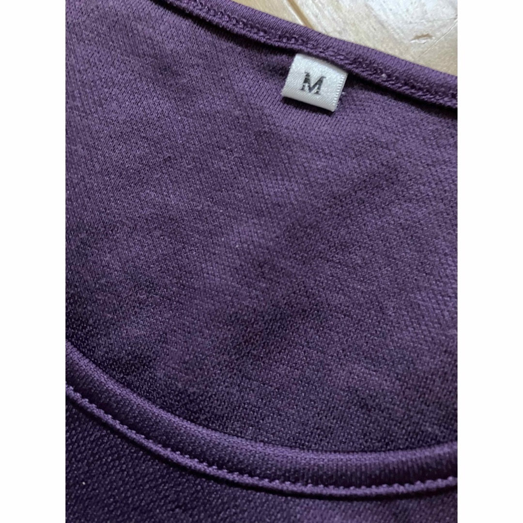 サーモライト　クルーネックTシャツ　パープル メンズのトップス(Tシャツ/カットソー(七分/長袖))の商品写真