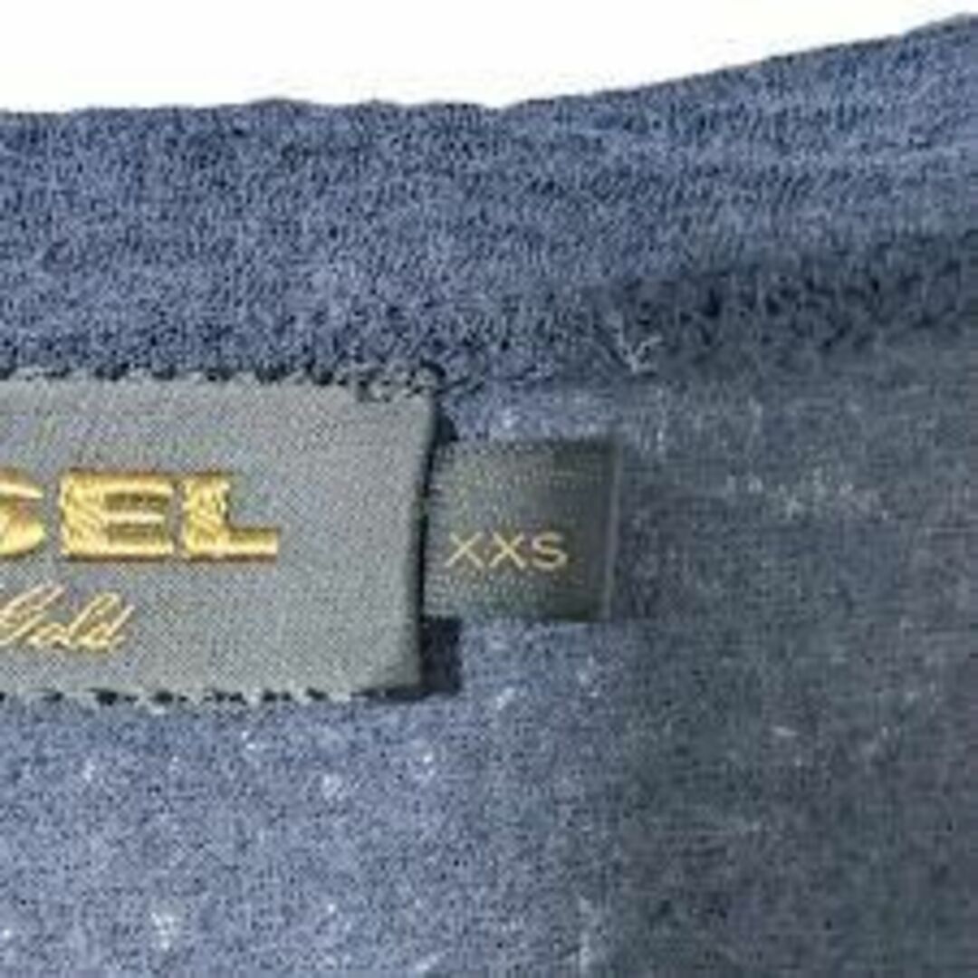 DIESEL BLACK GOLD(ディーゼルブラックゴールド)のDIESEL BLACK GOLD ネイビー ウール ニット カットソー レディースのトップス(ニット/セーター)の商品写真