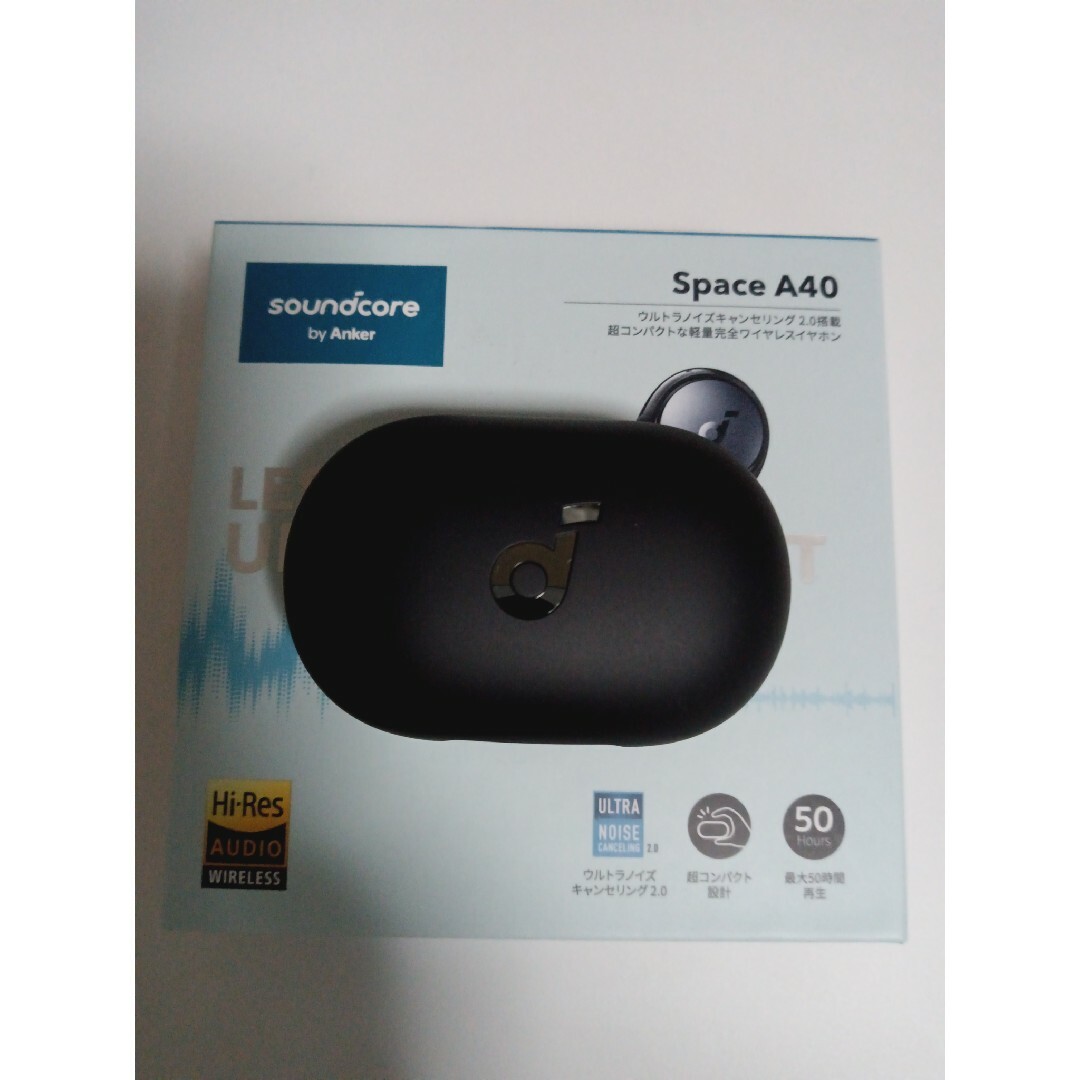 Anker(アンカー)のAnker soundcore SPACE A40 ブラック スマホ/家電/カメラのオーディオ機器(ヘッドフォン/イヤフォン)の商品写真