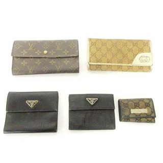 ルイヴィトン(LOUIS VUITTON)のルイヴィトン グッチ プラダ ジャンク財布 5点セット ORG(財布)