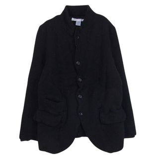 コムデギャルソン(COMME des GARCONS)のCOMME des GARCONS コムデギャルソン 22AW FJ-J001 SHIRT plain broadcloth wool ウール ジャケット ブラック系 XS【中古】(テーラードジャケット)