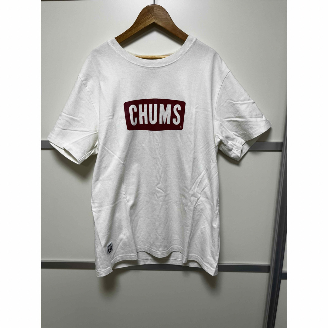 CHUMS チャムス 半袖Tシャツ ホワイト 丸首 Mサイズ - トップス