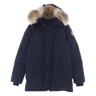 カナダグース(CANADA GOOSE)のCANADA GOOSE カナダグース ジャケット 3438JM 国内正規品 グリフィンタグ JASPER PARKA ジャスパー ファー ダウン パーカ ジャケット ネイビー系 XS【中古】(その他)