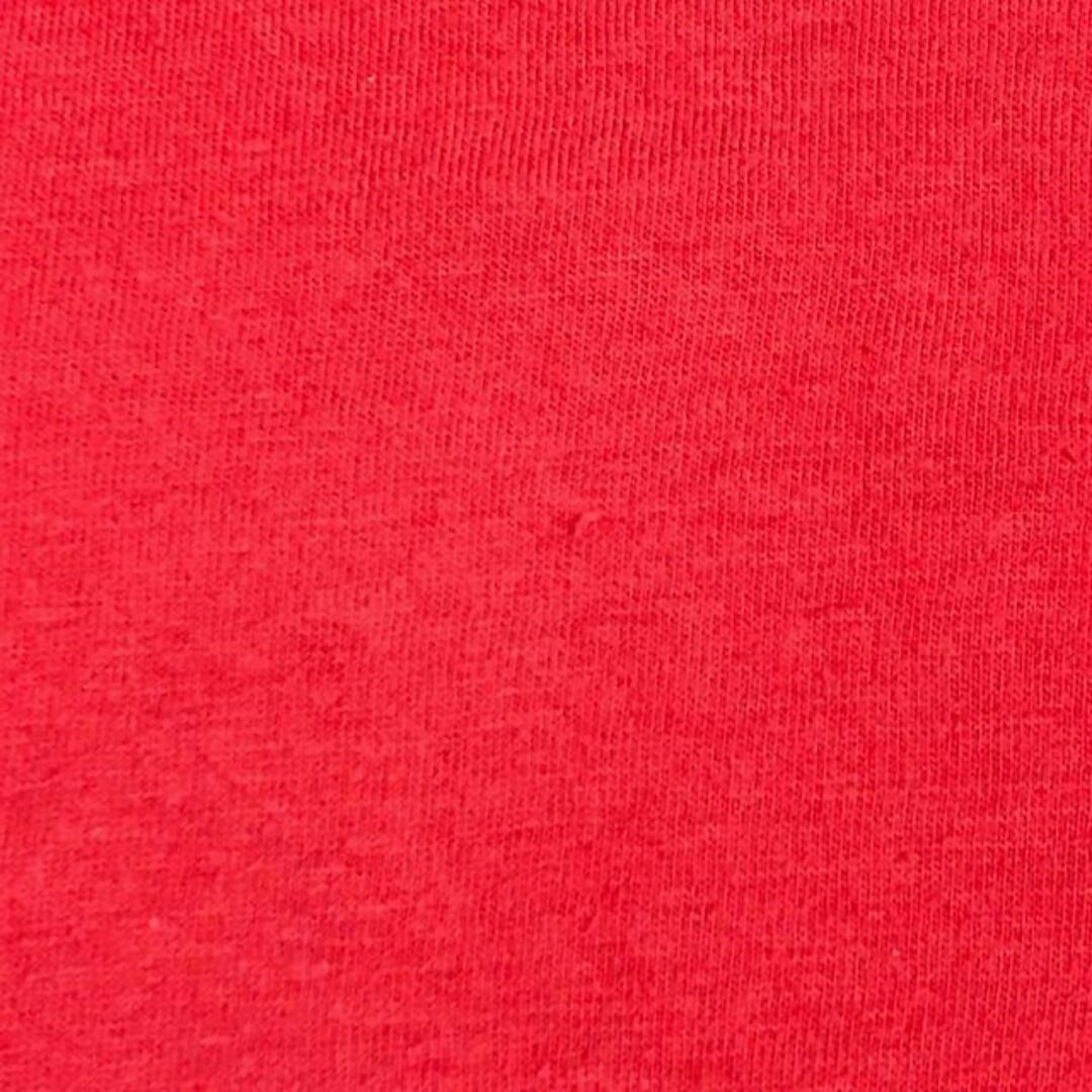 adidas(アディダス)の【人気Ｌサイズ】アディダス　センターデカロゴTシャツ　人気定番　赤　Ｈ416 メンズのトップス(Tシャツ/カットソー(半袖/袖なし))の商品写真