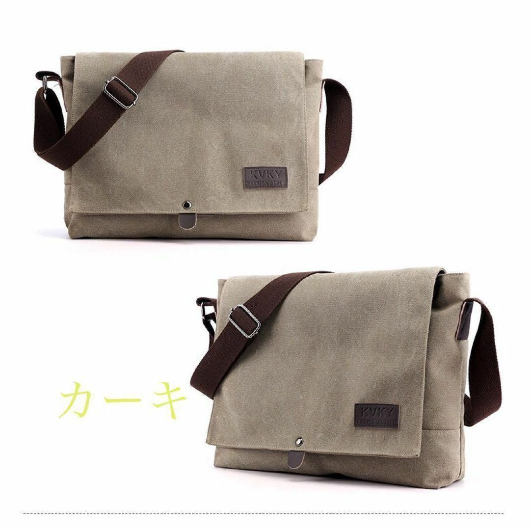 ショルダーバッグ　メッセンジャーバック　グレー　サコッシュ メンズのバッグ(メッセンジャーバッグ)の商品写真