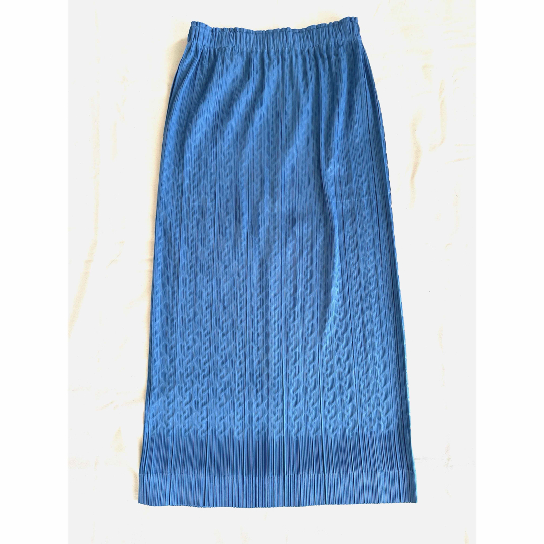 PLEATS PLEASE ISSEY MIYAKE(プリーツプリーズイッセイミヤケ)のプリーツプリーズ　スカート　CABLE STITCH  3 レディースのスカート(ロングスカート)の商品写真