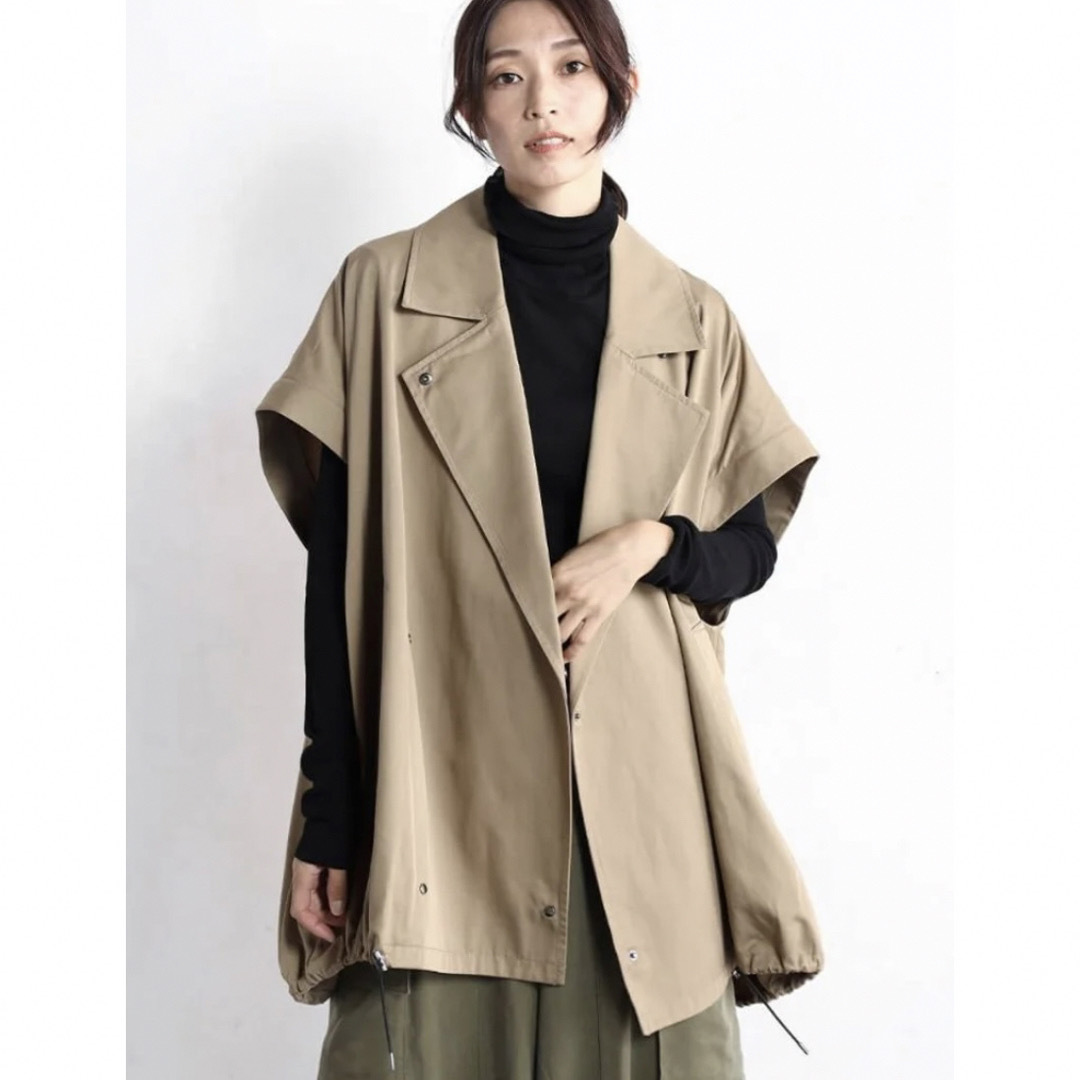 美品 soeur7 2way ブルゾン オーバーサイズ ジャケットコート 美品 soeur7 2way ブルゾン オーバーサイズ ジャケットコート