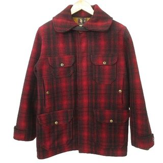 ウールリッチ(WOOLRICH)のウールリッチ 黒タグ 50's ヴィンテージ チェック カーコート ジャケット(ブルゾン)