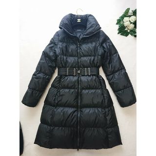 ラルフローレン(Ralph Lauren)の【美品】RALPH LAUREN 高級ダウンコート ベルト付き ブラック 16万(ダウンコート)