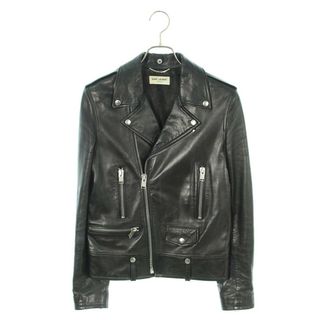 サンローラン(Saint Laurent)のサンローランパリ  L01/397290 Y5YA1 クラシックモーターサイクルライダースレザージャケット メンズ 44(レザージャケット)