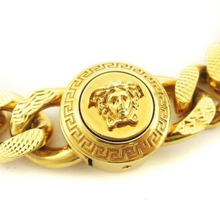 ヴェルサーチ(VERSACE)のヴェルサーチ ヴェルサーチェ チェーン メドゥーサ ネックレス ゴールドカラー(ネックレス)