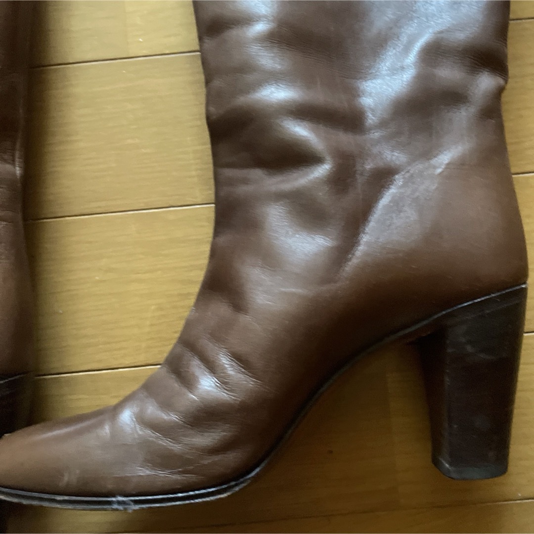 タニノクリスチー　ブラウン　ロングブーツ　35  レディースの靴/シューズ(ブーツ)の商品写真