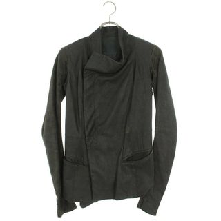 リックオウエンス(Rick Owens)のリックオウエンス  RO4700 アームニット切り替えレザージャケット レディース 38(その他)