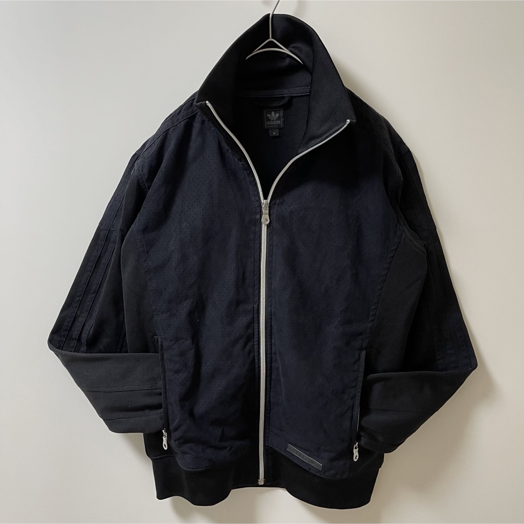 adidas - 90s超人気激レアadidasトラックジャケット革ロゴ古着 adidas - 90s超人気激レアadidasトラックジャケット革ロゴ古着
