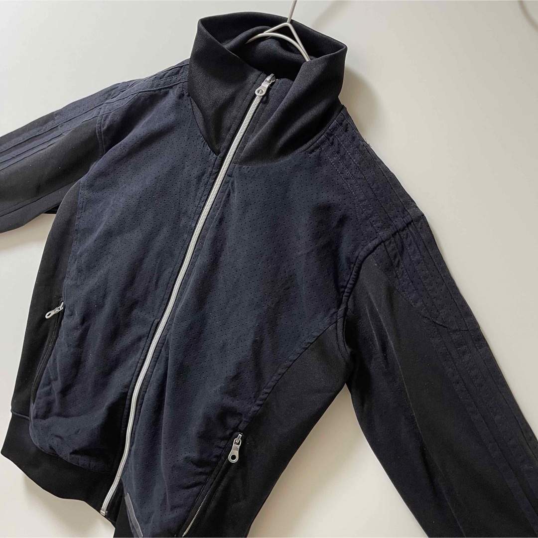 adidas - 90s超人気激レアadidasトラックジャケット革ロゴ古着 adidas - 90s超人気激レアadidasトラックジャケット革ロゴ古着