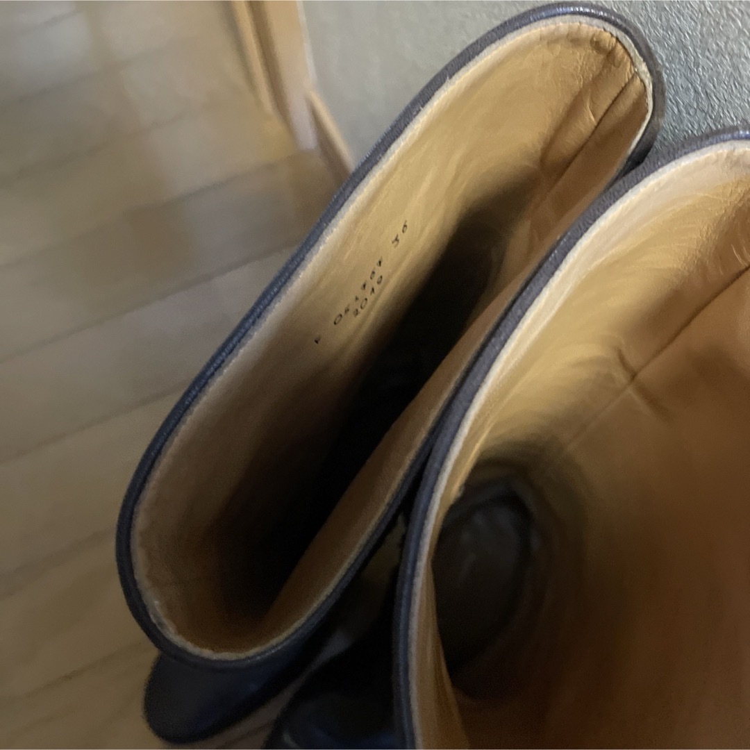タニノクリスチー　ブラック　ロングブーツ　36 レディースの靴/シューズ(ブーツ)の商品写真
