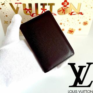 ルイヴィトン(LOUIS VUITTON)のルイ ヴィトン カードケース タイガ オーガナイザー ドゥ ポッシュ ビトン(名刺入れ/定期入れ)