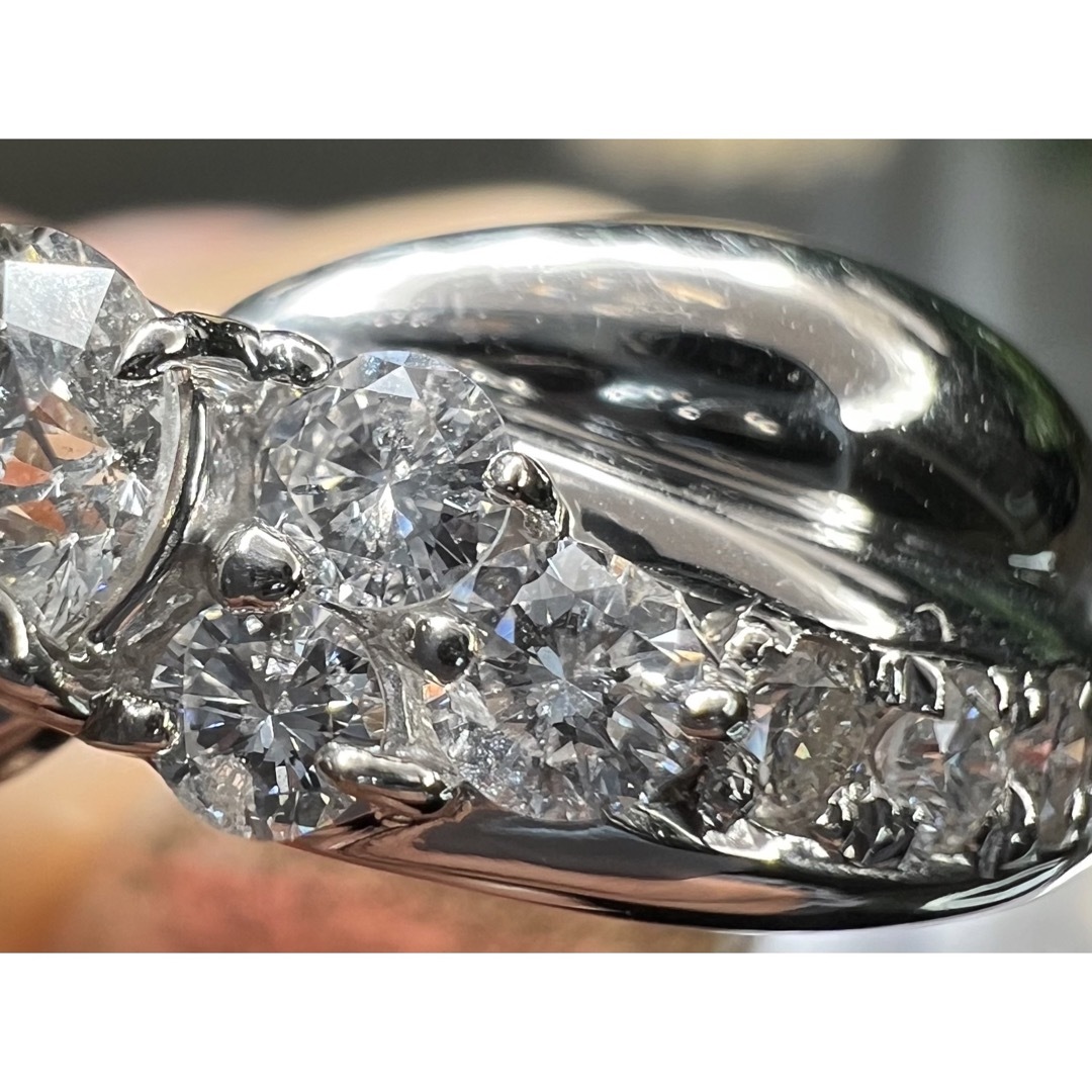 専用　★総合計   1ct★ 天然 ダイヤモンド リング プラチナ レディースのアクセサリー(リング(指輪))の商品写真