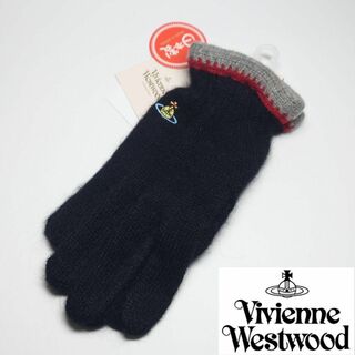 ヴィヴィアンウエストウッド(Vivienne Westwood)の【新品タグ付き】ヴィヴィアンウエストウッド 手袋/グローブ001 日本製 黒(手袋)