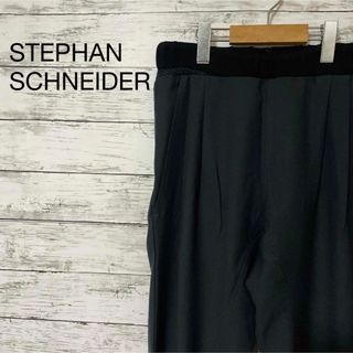 ステファンシュナイダー(STEPHAN SCHNEIDER)のSTEPHAN SCHNEIDER ウールレイヤードリブパンツ お洒落 グレー(その他)