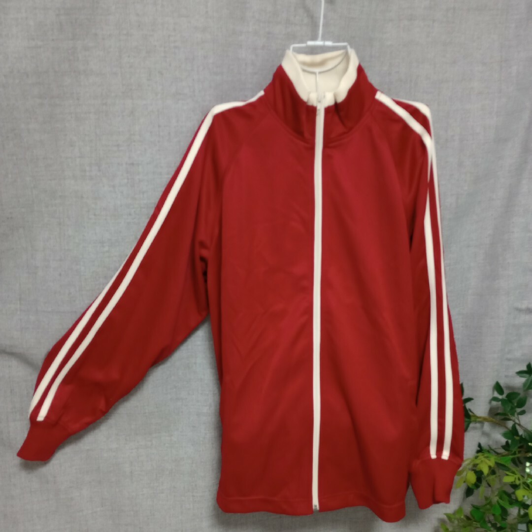 所ジョージモーニングショットとコラボ 赤ジャージ2本白ライン 所ジョージモーニングショットとコラボ 赤ジャージ2本白ライン