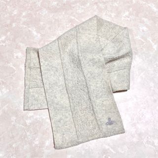 ヴィヴィアンウエストウッド(Vivienne Westwood)のイタリア製 vivienne westwood ボアマフラー アイボリー(マフラー/ショール)