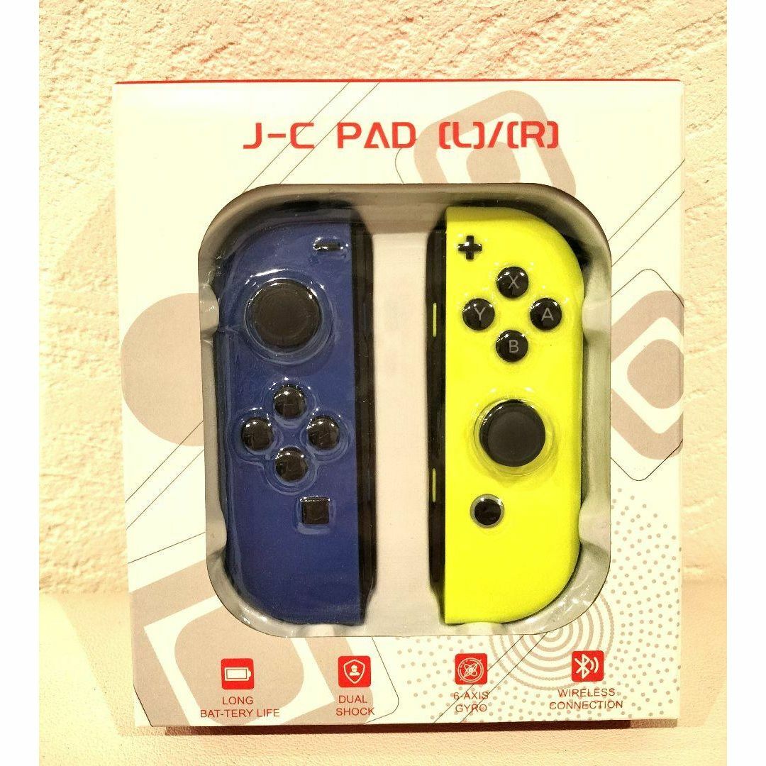 ★新品★　Joy-Con  (L)/(R)  ジョイコン　ブルー／ネオンイエロー エンタメ/ホビーのゲームソフト/ゲーム機本体(その他)の商品写真