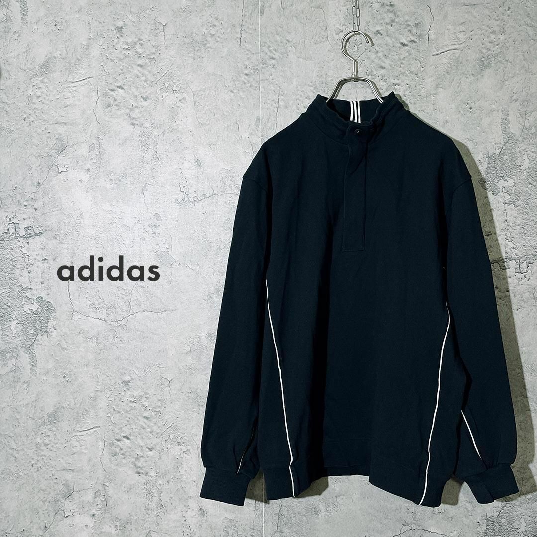 adidas(アディダス)の【オリジナルス ✿】アディダス スウェット トップス アウター ブラック XL メンズのトップス(スウェット)の商品写真